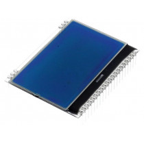 EA DOGM128B-6; Display: LCD; graphical; 128x64; STN Negative; blue; 55x43mm; ELECTRONIC ASSEMBLY EA DOGM128B-6; Display: LCD; graphical; 128x64; STN Negative; blue; 55x43mm; ELECTRONIC ASSEMBLY