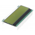 EA DOGM162E-A; Display: LCD; alphanumeric; STN Positive; 16x2; yellow-green; ELECTRONIC ASSEMBLY EA DOGM162E-A; Display: LCD; alphanumeric; STN Positive; 16x2; yellow-green; ELECTRONIC ASSEMBLY