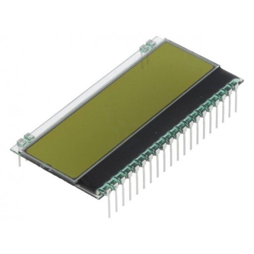 EA DOGM163E-A; Display: LCD; alphanumeric; STN Positive; 16x3; yellow-green; ELECTRONIC ASSEMBLY