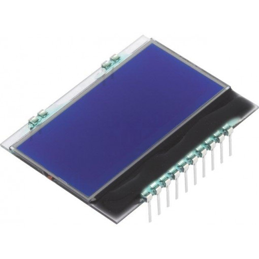 EA DOGS164B-A; Display: LCD; alphanumeric; STN Negative; 16x4; blue; PIN: 10; ELECTRONIC ASSEMBLY