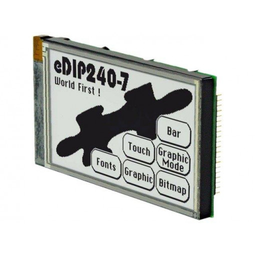 EA EDIP240J-7LWT; Display: LCD; graphical; 240x128; FSTN Positive; black; 113x70mm; ELECTRONIC ASSEMBLY