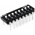 NDI-08H-V; Switch: DIP-SWITCH; Poles number: 8; ON-OFF; 0.1A/24VDC; Pos: 2; DIPTRONICS NDI-08H-V; Switch: DIP-SWITCH; Poles number: 8; ON-OFF; 0.1A/24VDC; Pos: 2; DIPTRONICS