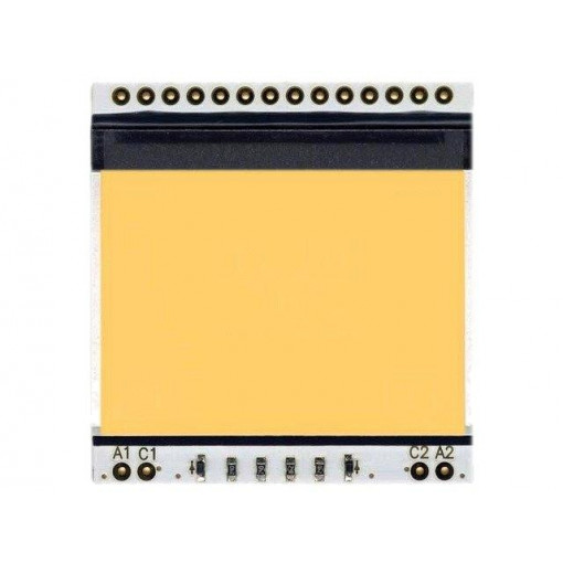 EA LED39X41-A; Backlight; Application: EADOGS102; LED; 39x41x2.7mm; amber; ELECTRONIC ASSEMBLY