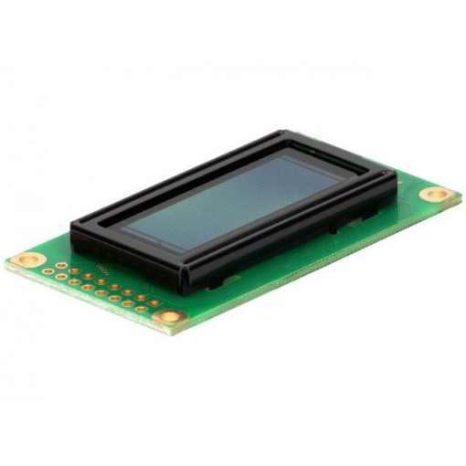 EA W082-XLG; Display: OLED; alphanumeric; 8x2; Window dimensions: 38x16mm; ELECTRONIC ASSEMBLY
