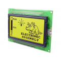 EA W128-6N2LED; Display: LCD; graphical; 128x64; STN Positive; yellow-green; LED; ELECTRONIC ASSEMBLY