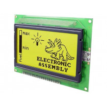 EA W128-6N2LED; Display: LCD; graphical; 128x64; STN Positive; yellow-green; LED; ELECTRONIC ASSEMBLY