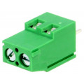 EB147A-02-C; PCB terminal block; angled 90°; 5mm; ways: 2; on PCBs; 2.5mm2; 16A; ADAM TECH