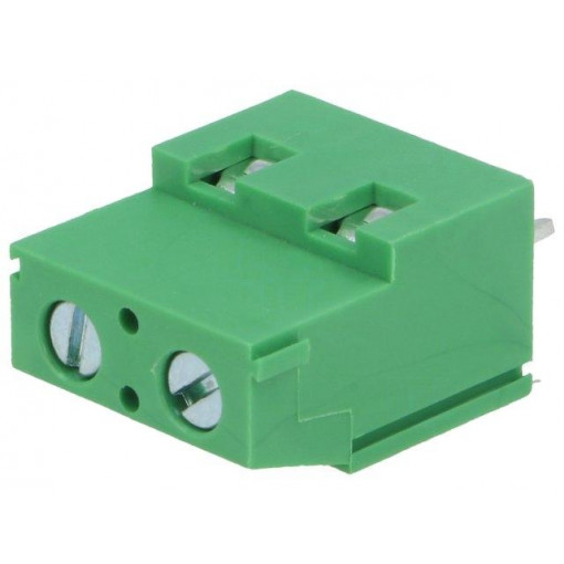 EB147A-02-M; PCB terminal block; angled 90°; 7.5mm; ways: 2; on PCBs; 2.5mm2; ADAM TECH