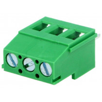 EB147A-03-D; PCB terminal block; angled 90°; 5.08mm; ways: 3; on PCBs; 2.5mm2; ADAM TECH