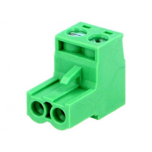 EBHA-02-C; Pluggable terminal block; 5mm; ways: 2; straight; plug; female; ADAM TECH