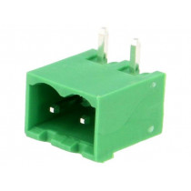 EBQA-02-C-C; Pluggable terminal block; 5mm; ways: 2; angled; socket; male; THT; ADAM TECH