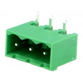 EBQA-03-D-C; Pluggable terminal block; 5.08mm; ways: 3; angled; socket; male; ADAM TECH