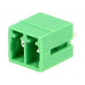 EBRA-02-A; Pluggable terminal block; 3.5mm; ways: 2; straight; socket; male; ADAM TECH