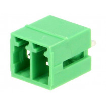 EBRA-02-A; Pluggable terminal block; 3.5mm; ways: 2; straight; socket; male; ADAM TECH