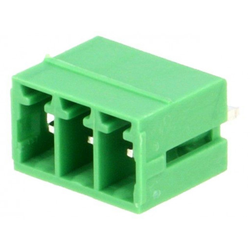 EBRA-03-A; Pluggable terminal block; 3.5mm; ways: 3; straight; socket; male; ADAM TECH