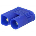 EC3-M; Plug; DC supply; EC3; male; PIN: 2; for cable; soldered; Colour: blue; AMASS