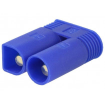 EC5-M; Plug; DC supply; EC5; male; PIN: 2; for cable; soldered; Colour: blue; AMASS EC5-M; Plug; DC supply; EC5; male; PIN: 2; for cable; soldered; Colour: blue; AMASS