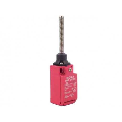 ED-1-3-242; Limit switch; spring, total length 116,8mm; NO + NC; 5A; PG13,5; HIGHLY