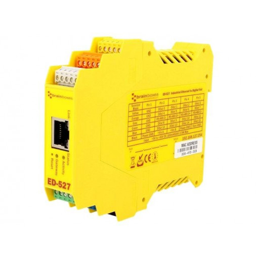 ED-527; Industrial module: Ethernet gateway; Number of ports: 2; 5÷30VDC; BRAINBOXES