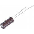 ED1H100MNN0511U; Capacitor: electrolytic; low impedance; THT; 10uF; 50VDC; Ø5x11mm; Elite ED1H100MNN0511U; Capacitor: electrolytic; low impedance; THT; 10uF; 50VDC; Ø5x11mm; Elite