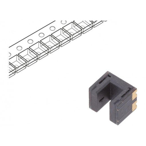EE-SX1320; Sensor: photoelectric; through-beam (with slot); Slot width: 2mm; OMRON OCB EE-SX1320; Sensor: photoelectric; through-beam (with slot); Slot width: 2mm; OMRON OCB