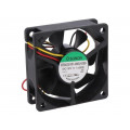 EE60201B1-000U-G99; Fan: DC; axial; 12VDC; 60x60x20mm; 39.08m3/h; 34.5dBA; ball bearing; SUNON