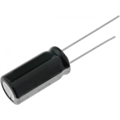 EEUEB1E471; Capacitor: electrolytic; THT; 470uF; 25VDC; Ø10x16mm; Pitch: 5mm; PANASONIC