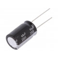 EEUEB2E680; Capacitor: electrolytic; THT; 68uF; 250VDC; Ø16x25mm; Pitch: 7.5mm; PANASONIC