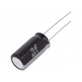 EEUEB2G100B; Capacitor: electrolytic; THT; 10uF; 400VDC; Ø10x20mm; Pitch: 5mm; PANASONIC