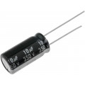 ; Capacitor: electrolytic; THT; 10uF; 350VDC; Ø10x20mm; Pitch: 5mm; PANASONIC