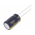 EEUFC1A222; Capacitor: electrolytic; low impedance; THT; 2200uF; 10VDC; ±20%; PANASONIC EEUFC1A222; Capacitor: electrolytic; low impedance; THT; 2200uF; 10VDC; ±20%; PANASONIC