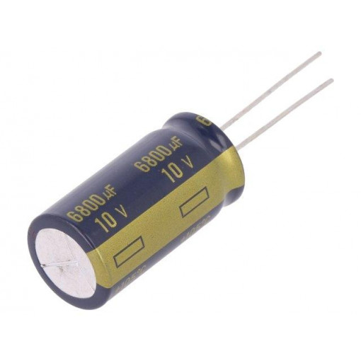 EEUFC1A682; Capacitor: electrolytic; low impedance; THT; 6800uF; 10VDC; ±20%; PANASONIC