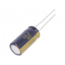 EEUFC1C102S; Capacitor: electrolytic; low impedance; THT; 1000uF; 16VDC; ±20%; PANASONIC