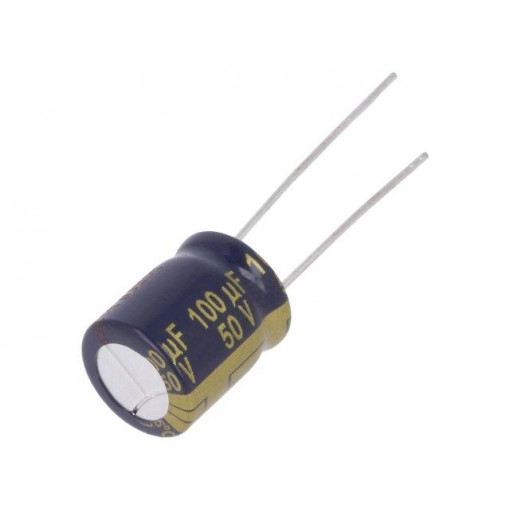 EEUFC1H101B; Capacitor: electrolytic; low impedance; THT; 100uF; 50VDC; ±20%; PANASONIC
