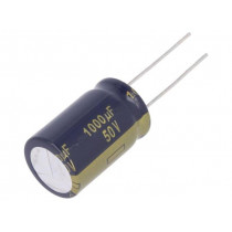 EEUFC1H102B; Capacitor: electrolytic; low impedance; THT; 1000uF; 50VDC; ±20%; PANASONIC