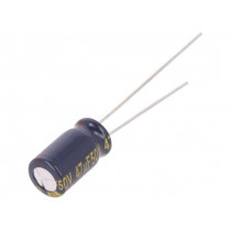 EEUFC1H470; Capacitor: electrolytic; low impedance; THT; 47uF; 50VDC; ±20%; PANASONIC