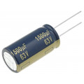 EEUFC1J152; Capacitor: electrolytic; low impedance; THT; 1500uF; 63VDC; ±20%; PANASONIC EEUFC1J152; Capacitor: electrolytic; low impedance; THT; 1500uF; 63VDC; ±20%; PANASONIC