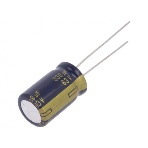 EEUFC1J331; Capacitor: electrolytic; low impedance; THT; 330uF; 63VDC; ±20%; PANASONIC
