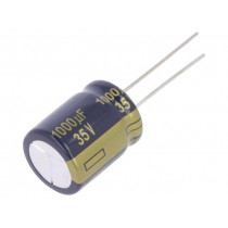 EEUFC1V102S; Capacitor: electrolytic; low impedance; THT; 1000uF; 35VDC; ±20%; PANASONIC