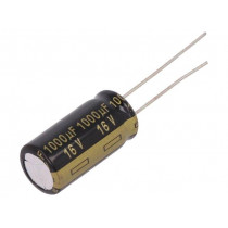 EEUFM1C102; Capacitor: electrolytic; low impedance; THT; 1000uF; 16VDC; ±20%; PANASONIC