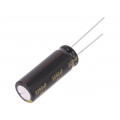EEUFM1E222L; Capacitor: electrolytic; low impedance; THT; 2200uF; 25VDC; ±20%; PANASONIC