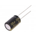 EEUFM1H221; Capacitor: electrolytic; low impedance; THT; 220uF; 50VDC; ±20%; PANASONIC