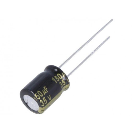 EEUFM1V151; Capacitor: electrolytic; low impedance; THT; 150uF; 35VDC; ±20%; PANASONIC