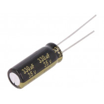 EEUFM1V331L; Capacitor: electrolytic; low impedance; THT; 330uF; 35VDC; Ø8x20mm; PANASONIC