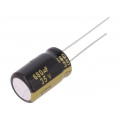 EEUFM1V681; Capacitor: electrolytic; low impedance; THT; 680uF; 35VDC; ±20%; PANASONIC