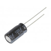 EEUFR0J122L; Capacitor: electrolytic; low impedance; THT; 1200uF; 6.3VDC; ±20%; PANASONIC