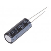 EEUFR1A222L; Capacitor: electrolytic; low impedance; THT; 2200uF; 10VDC; ±20%; PANASONIC