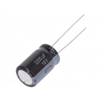 EEUFR1C222; Capacitor: electrolytic; low impedance; THT; 2200uF; 16VDC; ±20%; PANASONIC
