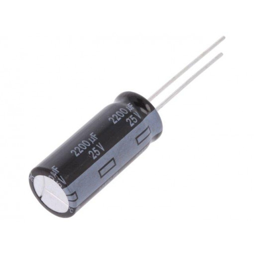 EEUFR1E222L; Capacitor: electrolytic; low impedance; THT; 2200uF; 25VDC; ±20%; PANASONIC