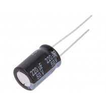 EEUFR1H221; Capacitor: electrolytic; low impedance; THT; 220uF; 50VDC; ±20%; PANASONIC